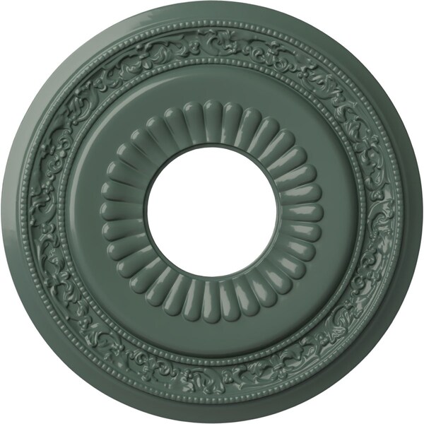 Ekena Millwork Lauren Ceiling Medallion (Fits Canopies up to 6 1/4"), 20 5/8"OD x 6 1/4"ID x 1 3/8"P, Cloud Burst CM20LNCBF - main